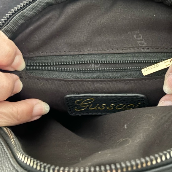 Gussaci Black and Animal Print Crossbody Bag - Picture 8 of 10